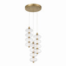 LED Pendant<br /><span style="color:#4AB0CE;">Entrega: 4-10 dias en USA</span><br /><span style="color:#4AB0CE;font-size:60%;">PREGUNTE POR ENTREGA EN PANAMA</span><br />Collection: Bollavino<br />Finish: Legacy Brass