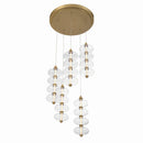 LED Pendant<br /><span style="color:#4AB0CE;">Entrega: 4-10 dias en USA</span><br /><span style="color:#4AB0CE;font-size:60%;">PREGUNTE POR ENTREGA EN PANAMA</span><br />Collection: Bollavino<br />Finish: Legacy Brass