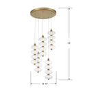 LED Pendant<br /><span style="color:#4AB0CE;">Entrega: 4-10 dias en USA</span><br /><span style="color:#4AB0CE;font-size:60%;">PREGUNTE POR ENTREGA EN PANAMA</span><br />Collection: Bollavino<br />Finish: Legacy Brass