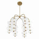 LED Chandelier<br /><span style="color:#4AB0CE;">Entrega: 4-10 dias en USA</span><br /><span style="color:#4AB0CE;font-size:60%;">PREGUNTE POR ENTREGA EN PANAMA</span><br />Collection: Bollavino<br />Finish: Legacy Brass