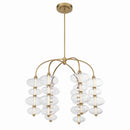 LED Chandelier<br /><span style="color:#4AB0CE;">Entrega: 4-10 dias en USA</span><br /><span style="color:#4AB0CE;font-size:60%;">PREGUNTE POR ENTREGA EN PANAMA</span><br />Collection: Bollavino<br />Finish: Legacy Brass