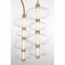 LED Chandelier<br /><span style="color:#4AB0CE;">Entrega: 4-10 dias en USA</span><br /><span style="color:#4AB0CE;font-size:60%;">PREGUNTE POR ENTREGA EN PANAMA</span><br />Collection: Bollavino<br />Finish: Legacy Brass