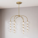 LED Chandelier<br /><span style="color:#4AB0CE;">Entrega: 4-10 dias en USA</span><br /><span style="color:#4AB0CE;font-size:60%;">PREGUNTE POR ENTREGA EN PANAMA</span><br />Collection: Bollavino<br />Finish: Legacy Brass