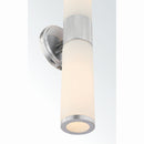 Two Light Wall Sconce<br /><span style="color:#4AB0CE;">Entrega: 4-10 dias en USA</span><br /><span style="color:#4AB0CE;font-size:60%;">PREGUNTE POR ENTREGA EN PANAMA</span><br />Collection: Voltelle<br />Finish: Chrome