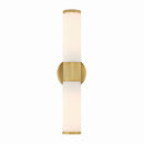 Two Light Wall Sconce<br /><span style="color:#4AB0CE;">Entrega: 4-10 dias en USA</span><br /><span style="color:#4AB0CE;font-size:60%;">PREGUNTE POR ENTREGA EN PANAMA</span><br />Collection: Voltelle<br />Finish: Brushed Gold