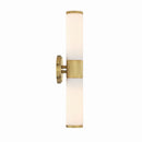 Two Light Wall Sconce<br /><span style="color:#4AB0CE;">Entrega: 4-10 dias en USA</span><br /><span style="color:#4AB0CE;font-size:60%;">PREGUNTE POR ENTREGA EN PANAMA</span><br />Collection: Voltelle<br />Finish: Brushed Gold