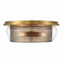 Four Light Flush Mount<br /><span style="color:#4AB0CE;">Entrega: 4-10 dias en USA</span><br /><span style="color:#4AB0CE;font-size:60%;">PREGUNTE POR ENTREGA EN PANAMA</span><br />Collection: Kiruna<br />Finish: Legacy Brass