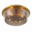 Four Light Flush Mount<br /><span style="color:#4AB0CE;">Entrega: 4-10 dias en USA</span><br /><span style="color:#4AB0CE;font-size:60%;">PREGUNTE POR ENTREGA EN PANAMA</span><br />Collection: Kiruna<br />Finish: Legacy Brass