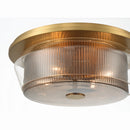 Four Light Flush Mount<br /><span style="color:#4AB0CE;">Entrega: 4-10 dias en USA</span><br /><span style="color:#4AB0CE;font-size:60%;">PREGUNTE POR ENTREGA EN PANAMA</span><br />Collection: Kiruna<br />Finish: Legacy Brass