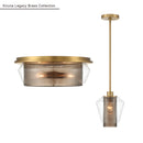 Four Light Flush Mount<br /><span style="color:#4AB0CE;">Entrega: 4-10 dias en USA</span><br /><span style="color:#4AB0CE;font-size:60%;">PREGUNTE POR ENTREGA EN PANAMA</span><br />Collection: Kiruna<br />Finish: Legacy Brass