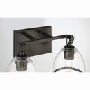 Two Light Vanity<br /><span style="color:#4AB0CE;">Entrega: 4-10 dias en USA</span><br /><span style="color:#4AB0CE;font-size:60%;">PREGUNTE POR ENTREGA EN PANAMA</span><br />Collection: Wynnfrost<br />Finish: Rustic Gun Metal