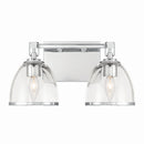 Two Light Vanity<br /><span style="color:#4AB0CE;">Entrega: 4-10 dias en USA</span><br /><span style="color:#4AB0CE;font-size:60%;">PREGUNTE POR ENTREGA EN PANAMA</span><br />Collection: Wynnfrost<br />Finish: Chrome