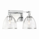 Two Light Vanity<br /><span style="color:#4AB0CE;">Entrega: 4-10 dias en USA</span><br /><span style="color:#4AB0CE;font-size:60%;">PREGUNTE POR ENTREGA EN PANAMA</span><br />Collection: Wynnfrost<br />Finish: Chrome