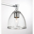Three Light Vanity<br /><span style="color:#4AB0CE;">Entrega: 4-10 dias en USA</span><br /><span style="color:#4AB0CE;font-size:60%;">PREGUNTE POR ENTREGA EN PANAMA</span><br />Collection: Wynnfrost<br />Finish: Chrome