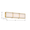 LED Bath Bar<br /><span style="color:#4AB0CE;">Entrega: 4-10 dias en USA</span><br /><span style="color:#4AB0CE;font-size:60%;">PREGUNTE POR ENTREGA EN PANAMA</span><br />Collection: Merick<br />Finish: Legacy Brass
