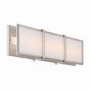 LED Bath Bar<br /><span style="color:#4AB0CE;">Entrega: 4-10 dias en USA</span><br /><span style="color:#4AB0CE;font-size:60%;">PREGUNTE POR ENTREGA EN PANAMA</span><br />Collection: Merick<br />Finish: Brushed Nickel