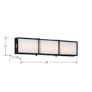 LED Bath Bar<br /><span style="color:#4AB0CE;">Entrega: 4-10 dias en USA</span><br /><span style="color:#4AB0CE;font-size:60%;">PREGUNTE POR ENTREGA EN PANAMA</span><br />Collection: Merick<br />Finish: Dark Matte Black