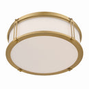 LED Flush Mount<br /><span style="color:#4AB0CE;">Entrega: 4-10 dias en USA</span><br /><span style="color:#4AB0CE;font-size:60%;">PREGUNTE POR ENTREGA EN PANAMA</span><br />Collection: Merick<br />Finish: Legacy Brass