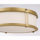 LED Flush Mount<br /><span style="color:#4AB0CE;">Entrega: 4-10 dias en USA</span><br /><span style="color:#4AB0CE;font-size:60%;">PREGUNTE POR ENTREGA EN PANAMA</span><br />Collection: Merick<br />Finish: Legacy Brass