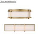 LED Flush Mount<br /><span style="color:#4AB0CE;">Entrega: 4-10 dias en USA</span><br /><span style="color:#4AB0CE;font-size:60%;">PREGUNTE POR ENTREGA EN PANAMA</span><br />Collection: Merick<br />Finish: Legacy Brass