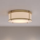 LED Flush Mount<br /><span style="color:#4AB0CE;">Entrega: 4-10 dias en USA</span><br /><span style="color:#4AB0CE;font-size:60%;">PREGUNTE POR ENTREGA EN PANAMA</span><br />Collection: Merick<br />Finish: Legacy Brass