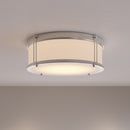 LED Flush Mount<br /><span style="color:#4AB0CE;">Entrega: 4-10 dias en USA</span><br /><span style="color:#4AB0CE;font-size:60%;">PREGUNTE POR ENTREGA EN PANAMA</span><br />Collection: Merick<br />Finish: Brushed Nickel