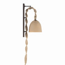 One Light Wall Sconce<br /><span style="color:#4AB0CE;">Entrega: 4-10 dias en USA</span><br /><span style="color:#4AB0CE;font-size:60%;">PREGUNTE POR ENTREGA EN PANAMA</span><br />Collection: Cordón<br />Finish: Dark Bronze