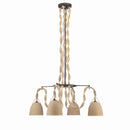 Four Light Pendant<br /><span style="color:#4AB0CE;">Entrega: 4-10 dias en USA</span><br /><span style="color:#4AB0CE;font-size:60%;">PREGUNTE POR ENTREGA EN PANAMA</span><br />Collection: Cordón<br />Finish: Dark Bronze