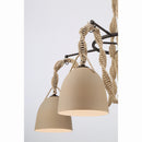 Four Light Pendant<br /><span style="color:#4AB0CE;">Entrega: 4-10 dias en USA</span><br /><span style="color:#4AB0CE;font-size:60%;">PREGUNTE POR ENTREGA EN PANAMA</span><br />Collection: Cordón<br />Finish: Dark Bronze