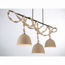 Three Light Linear Chandelier<br /><span style="color:#4AB0CE;">Entrega: 4-10 dias en USA</span><br /><span style="color:#4AB0CE;font-size:60%;">PREGUNTE POR ENTREGA EN PANAMA</span><br />Collection: Cordón<br />Finish: Dark Bronze