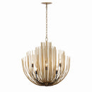 12 Light Chandelier<br /><span style="color:#4AB0CE;">Entrega: 4-10 dias en USA</span><br /><span style="color:#4AB0CE;font-size:60%;">PREGUNTE POR ENTREGA EN PANAMA</span><br />Collection: Florenza<br />Finish: Legacy Brass
