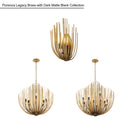12 Light Chandelier<br /><span style="color:#4AB0CE;">Entrega: 4-10 dias en USA</span><br /><span style="color:#4AB0CE;font-size:60%;">PREGUNTE POR ENTREGA EN PANAMA</span><br />Collection: Florenza<br />Finish: Legacy Brass