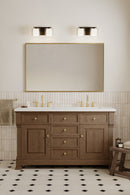 Two Light Vanity<br /><span style="color:#4AB0CE;">Entrega: 4-10 dias en USA</span><br /><span style="color:#4AB0CE;font-size:60%;">PREGUNTE POR ENTREGA EN PANAMA</span><br />Collection: Seville<br />Finish: Dark Matte Black
