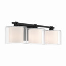 Three Light Vanity<br /><span style="color:#4AB0CE;">Entrega: 4-10 dias en USA</span><br /><span style="color:#4AB0CE;font-size:60%;">PREGUNTE POR ENTREGA EN PANAMA</span><br />Collection: Seville<br />Finish: Dark Matte Black