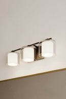 Three Light Vanity<br /><span style="color:#4AB0CE;">Entrega: 4-10 dias en USA</span><br /><span style="color:#4AB0CE;font-size:60%;">PREGUNTE POR ENTREGA EN PANAMA</span><br />Collection: Seville<br />Finish: Dark Matte Black
