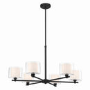 Six Light Chandelier<br /><span style="color:#4AB0CE;">Entrega: 4-10 dias en USA</span><br /><span style="color:#4AB0CE;font-size:60%;">PREGUNTE POR ENTREGA EN PANAMA</span><br />Collection: Seville<br />Finish: Dark Matte Black
