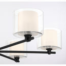 Six Light Chandelier<br /><span style="color:#4AB0CE;">Entrega: 4-10 dias en USA</span><br /><span style="color:#4AB0CE;font-size:60%;">PREGUNTE POR ENTREGA EN PANAMA</span><br />Collection: Seville<br />Finish: Dark Matte Black