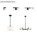 Six Light Chandelier<br /><span style="color:#4AB0CE;">Entrega: 4-10 dias en USA</span><br /><span style="color:#4AB0CE;font-size:60%;">PREGUNTE POR ENTREGA EN PANAMA</span><br />Collection: Seville<br />Finish: Dark Matte Black