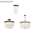 One Light Wall Sconce<br /><span style="color:#4AB0CE;">Entrega: 4-10 dias en USA</span><br /><span style="color:#4AB0CE;font-size:60%;">PREGUNTE POR ENTREGA EN PANAMA</span><br />Collection: Briscade<br />Finish: Dark Bronze