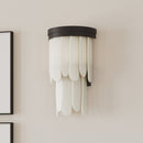 One Light Wall Sconce<br /><span style="color:#4AB0CE;">Entrega: 4-10 dias en USA</span><br /><span style="color:#4AB0CE;font-size:60%;">PREGUNTE POR ENTREGA EN PANAMA</span><br />Collection: Briscade<br />Finish: Dark Bronze