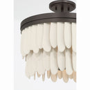 Six Light Semi-Flush Mount<br /><span style="color:#4AB0CE;">Entrega: 4-10 dias en USA</span><br /><span style="color:#4AB0CE;font-size:60%;">PREGUNTE POR ENTREGA EN PANAMA</span><br />Collection: Briscade<br />Finish: Dark Bronze