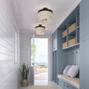Minka-Lavery - 2076-860 - Six Light Semi-Flush Mount - Briscade - Dark Bronze