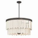 Nine Light Pendant<br /><span style="color:#4AB0CE;">Entrega: 4-10 dias en USA</span><br /><span style="color:#4AB0CE;font-size:60%;">PREGUNTE POR ENTREGA EN PANAMA</span><br />Collection: Briscade<br />Finish: Dark Bronze