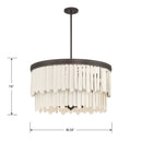 Nine Light Pendant<br /><span style="color:#4AB0CE;">Entrega: 4-10 dias en USA</span><br /><span style="color:#4AB0CE;font-size:60%;">PREGUNTE POR ENTREGA EN PANAMA</span><br />Collection: Briscade<br />Finish: Dark Bronze