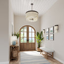 Nine Light Pendant<br /><span style="color:#4AB0CE;">Entrega: 4-10 dias en USA</span><br /><span style="color:#4AB0CE;font-size:60%;">PREGUNTE POR ENTREGA EN PANAMA</span><br />Collection: Briscade<br />Finish: Dark Bronze
