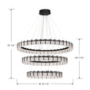 LED Chandelier<br /><span style="color:#4AB0CE;">Entrega: 4-10 dias en USA</span><br /><span style="color:#4AB0CE;font-size:60%;">PREGUNTE POR ENTREGA EN PANAMA</span><br />Collection: Sevryn<br />Finish: Dark Matte Black
