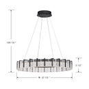 LED Pendant<br /><span style="color:#4AB0CE;">Entrega: 4-10 dias en USA</span><br /><span style="color:#4AB0CE;font-size:60%;">PREGUNTE POR ENTREGA EN PANAMA</span><br />Collection: Sevryn<br />Finish: Dark Matte Black