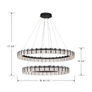 LED Chandelier<br /><span style="color:#4AB0CE;">Entrega: 4-10 dias en USA</span><br /><span style="color:#4AB0CE;font-size:60%;">PREGUNTE POR ENTREGA EN PANAMA</span><br />Collection: Sevryn<br />Finish: Dark Matte Black