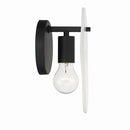 One Light Wall Sconce<br /><span style="color:#4AB0CE;">Entrega: 4-10 dias en USA</span><br /><span style="color:#4AB0CE;font-size:60%;">PREGUNTE POR ENTREGA EN PANAMA</span><br />Collection: Oldmill<br />Finish: Dark Matte Black