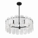 Five Light Pendant<br /><span style="color:#4AB0CE;">Entrega: 4-10 dias en USA</span><br /><span style="color:#4AB0CE;font-size:60%;">PREGUNTE POR ENTREGA EN PANAMA</span><br />Collection: Oldmill<br />Finish: Dark Matte Black